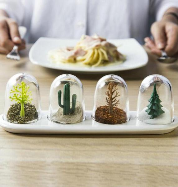 Tempus - Ornament Dome Salt & Pepper Shakers