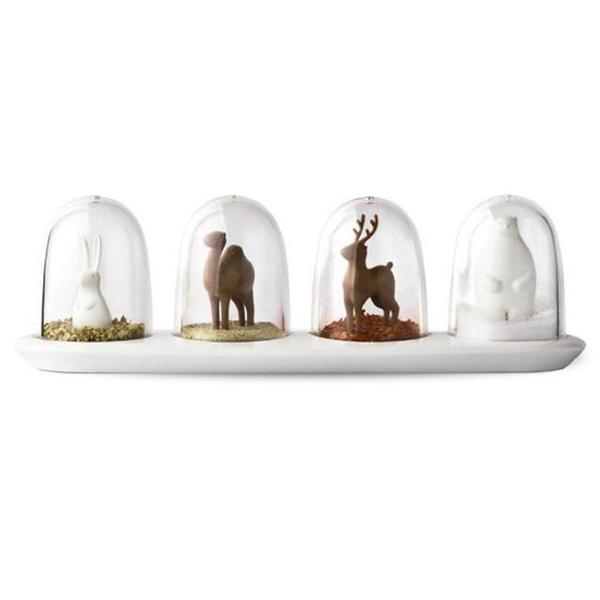 Tempus - Ornament Dome Salt & Pepper Shakers