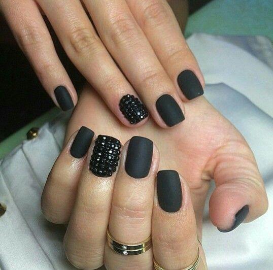 BK Matte Black Nail Polish