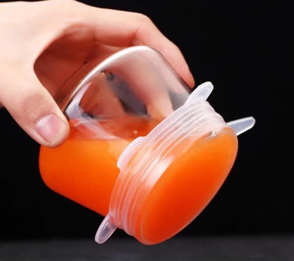 EcoLid - 6 Silicone Reusable Stretch Covers