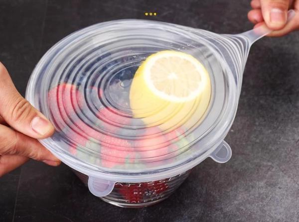 EcoLid - 6 Silicone Reusable Stretch Covers