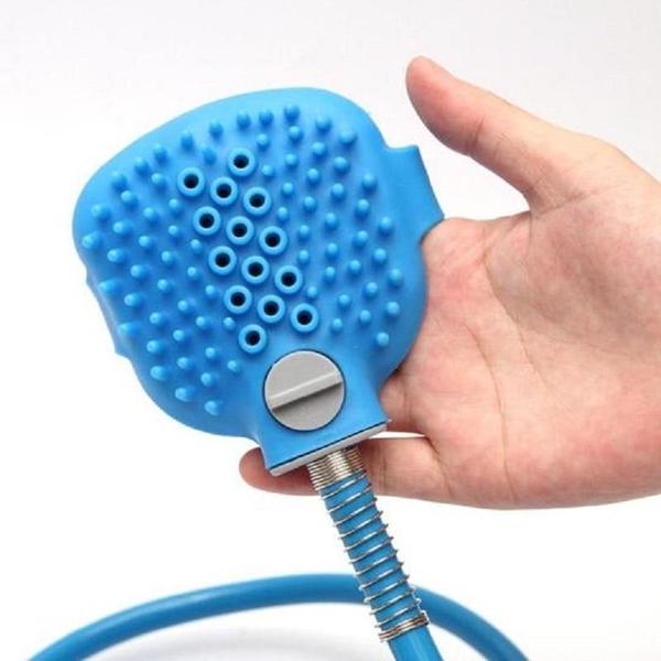 BrushClean - Shampoo Lather Glove Pet Bath Hose