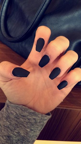 BK Matte Black Nail Polish