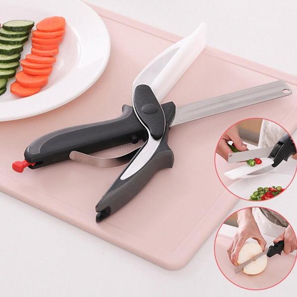 2 in 1 Kitchen Scissors & Board