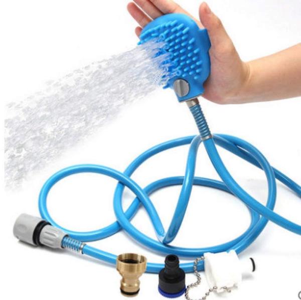 BrushClean - Shampoo Lather Glove Pet Bath Hose
