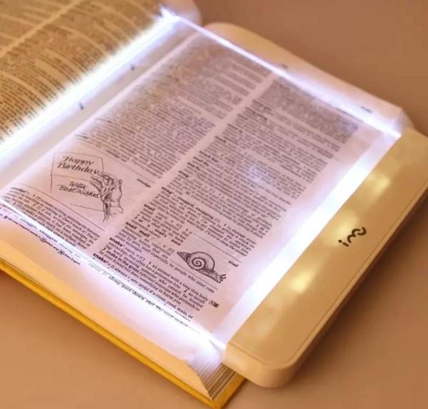 LED Flat Panel Back Page Book Light