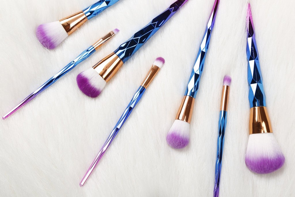 Rainbow Unicorn Brushes - 7 Piece Set