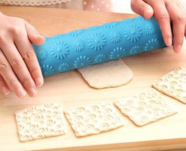 Colored 3D Pattern Rolling Pin