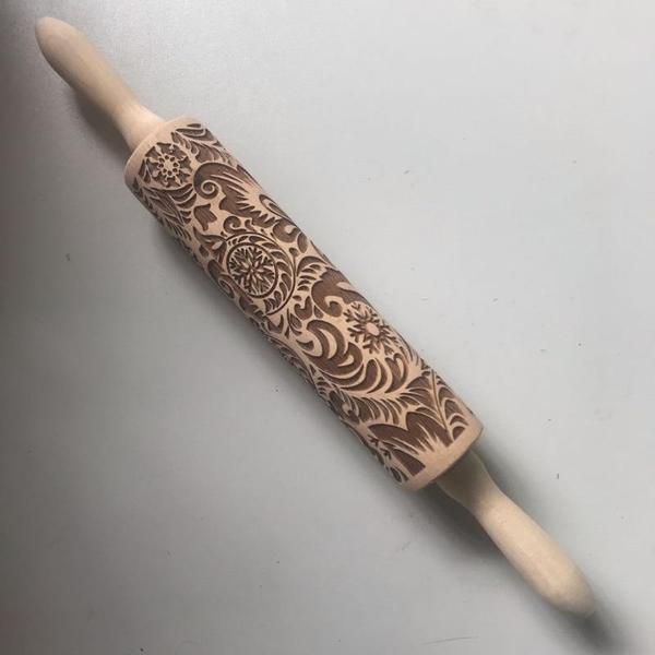 Embossed Holiday Rolling Pins