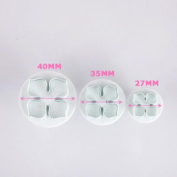 3 Piece Set - Flower Shape Pastry Decorating Tools