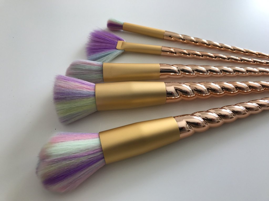 Gold Unicorn Brushes