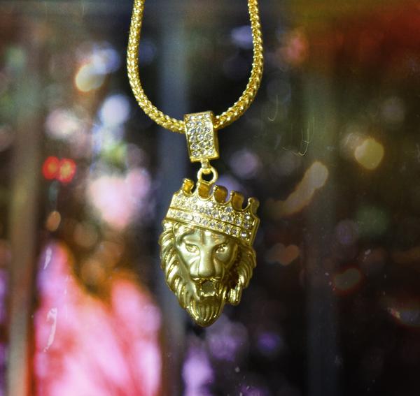 Alpha Lion - 18k Gold Plated Necklace
