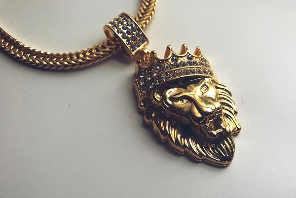 Alpha Lion - 18k Gold Plated Necklace