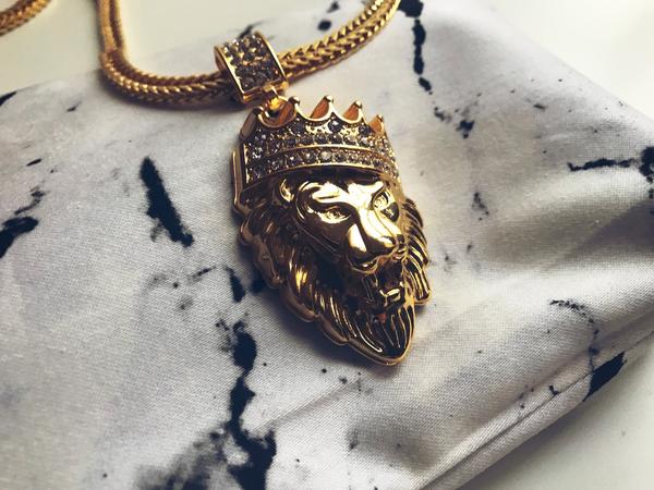 Alpha Lion - 18k Gold Plated Necklace