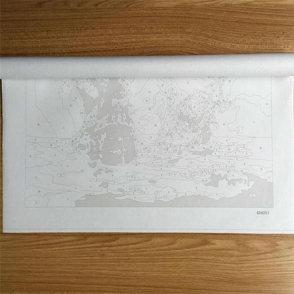 Releve in Arabesque Color Splash - Van-Go Paint-By-Number Kit