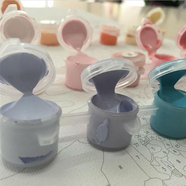 Cherry Blossom Bridge - Van-Go Paint-By-Number Kit