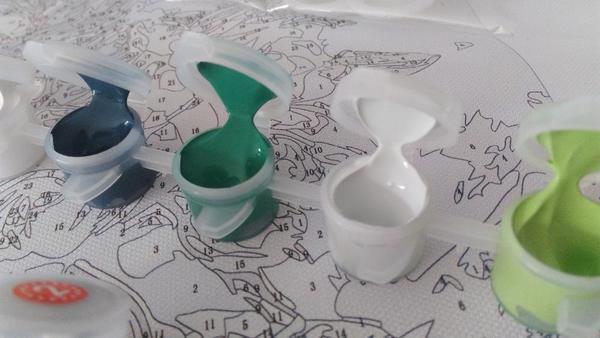 Our Cabin in the Woods - Van-Go Paint-By-Number Kit