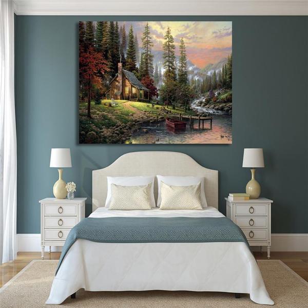 The Cabin By the Lake - Van-Go Paint-By-Number Kit