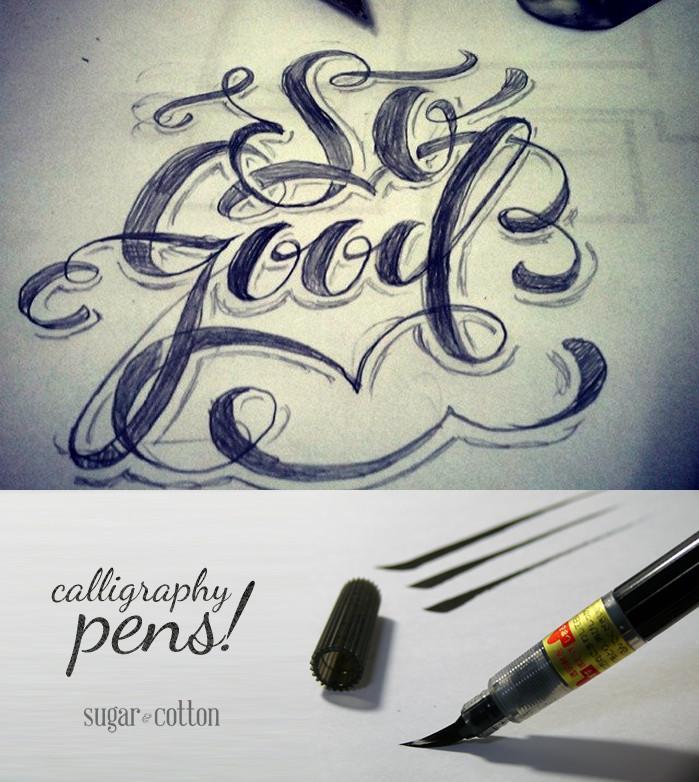 Calligraphy Brush Pens - 3 Pieces