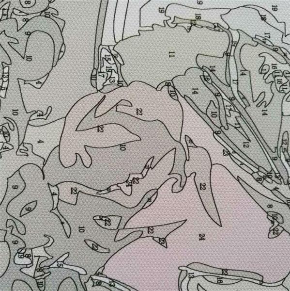 Color Splash Cat - Van-Go Paint-By-Number Kit