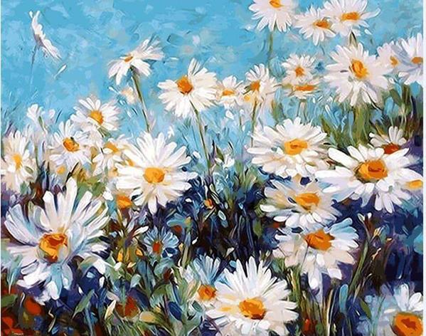 Field of Daisies - Van-Go Paint-By-Number Kit