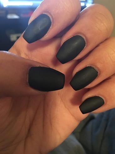BK Matte Black Nail Polish