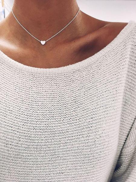 Simple Heart Choker