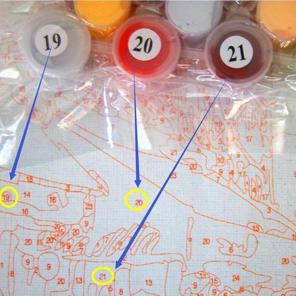 Fireworks on the Lake - Van-Go Paint-By-Number Kit