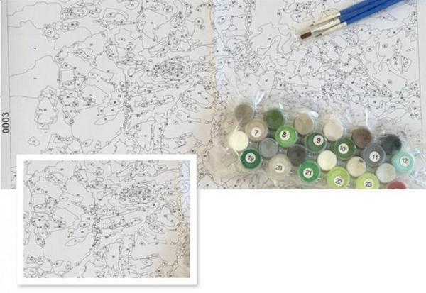 Fireworks on the Lake - Van-Go Paint-By-Number Kit