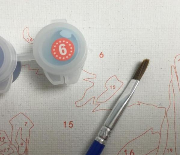 King of the Jungle - Van-Go Paint-By-Number Kit