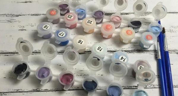 King of the Jungle - Van-Go Paint-By-Number Kit