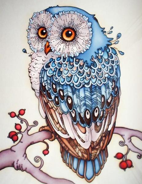 Cartoon Owl - GemPaint™ Kit