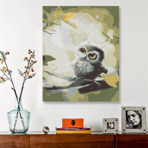 Owl - Van-Go Paint-By-Number Kit