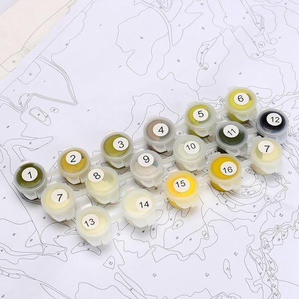 Owl - Van-Go Paint-By-Number Kit