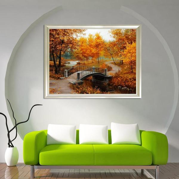 The Park on a Fall Day - Van-Go Paint-By-Number Kit