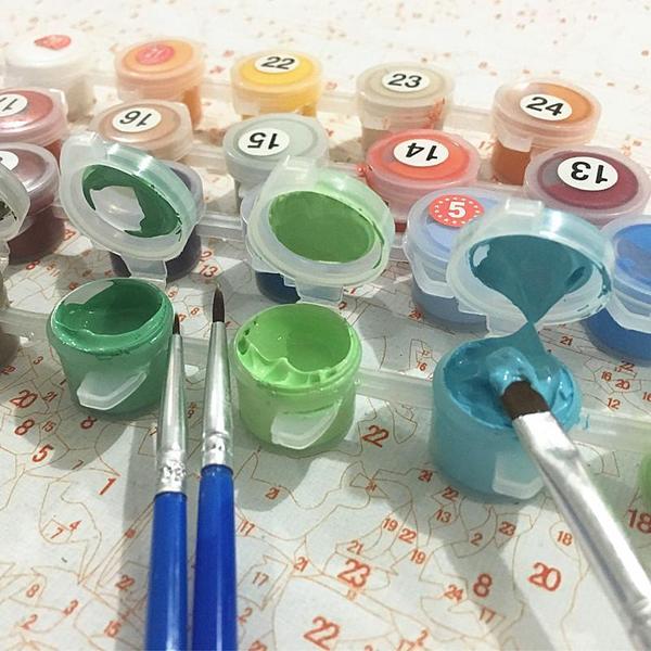 Lonely Peonie - Van-Go Paint-By-Number Kit