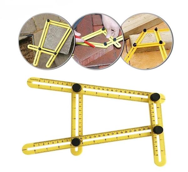 Multi-Functional Four Folding Angle Measuring Tool