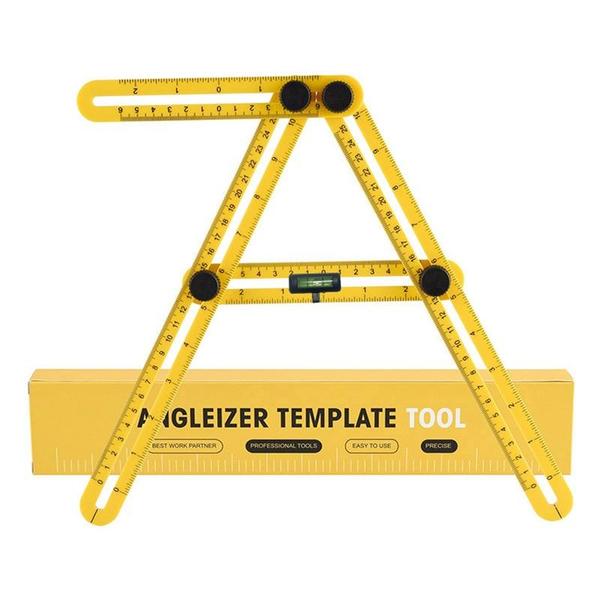 Multi-Functional Four Folding Angle Measuring Tool