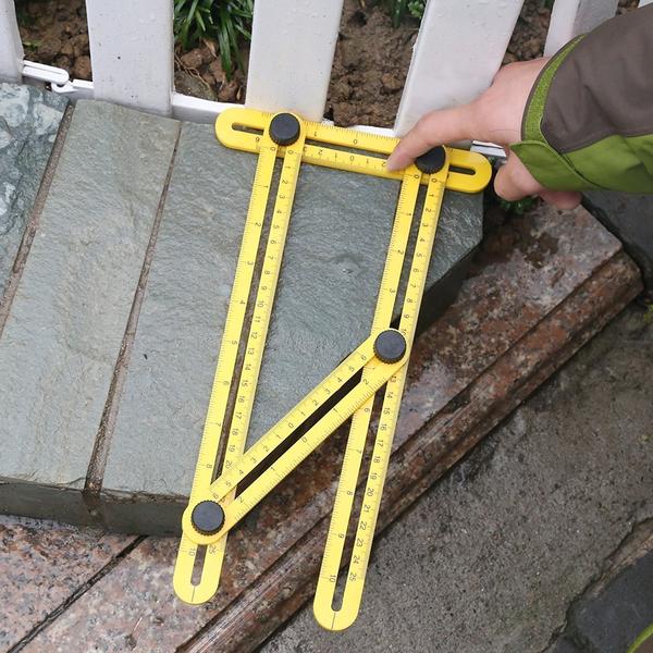 Multi-Functional Four Folding Angle Measuring Tool