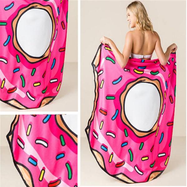 BeachBum - Round Food Beach Towel