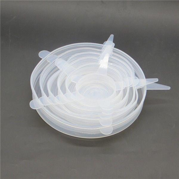 EcoLid - 6 Silicone Reusable Stretch Covers