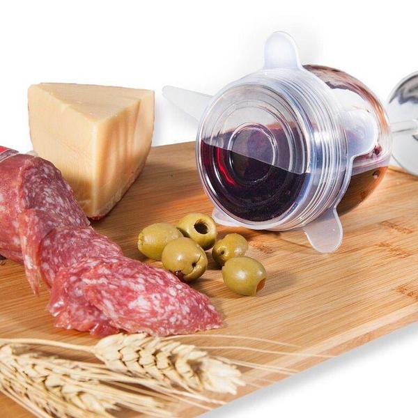 EcoLid - 6 Silicone Reusable Stretch Covers