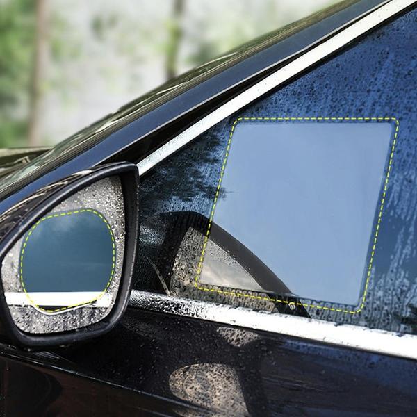 2 Set Anti Fog & Water Proof Car Mirror Film