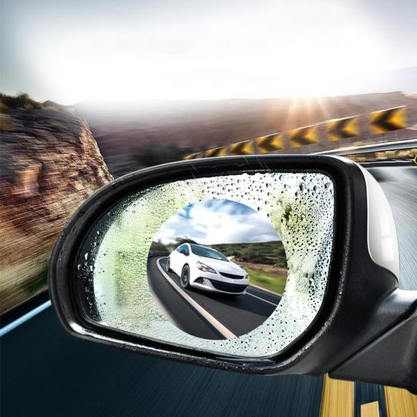 2 Set Anti Fog & Water Proof Car Mirror Film