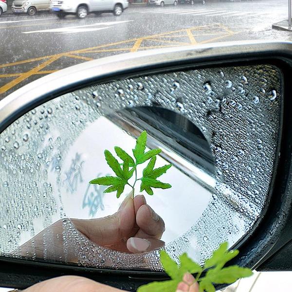 2 Set Anti Fog & Water Proof Car Mirror Film