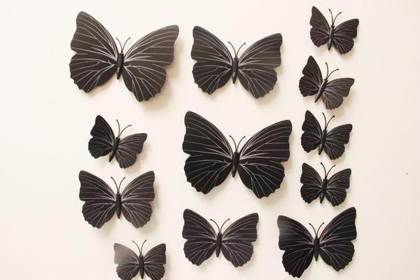Butterfly 3D Wall Stickers - 12 Pieces