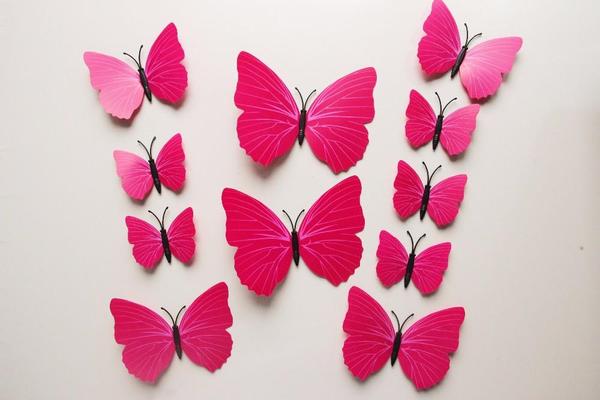Butterfly 3D Wall Stickers - 12 Pieces