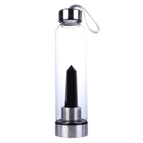 Indigo - Quartz Crystal Water Bottle
