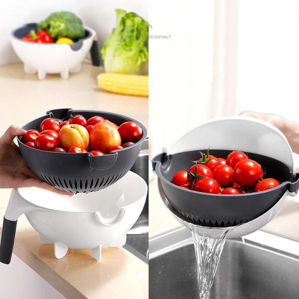 Rock-a-Salad - Multi-Function Balanced Colander