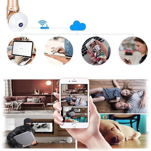 HD 360° Security Camera Light Bulb